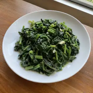 Bayam Cincang Bawang Putih